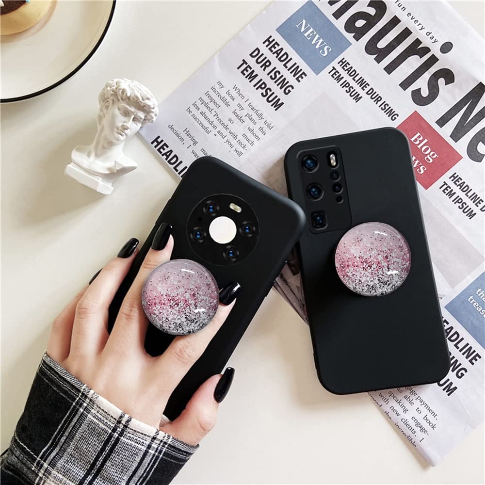 Wuyulb Clear Crystal Collapsible Expandiing Mobile Phone Grip Stand Holder For Smartphones And Tablets Cell Phone Accessory (Pin